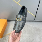 shoes Louis Vuitton loafer Black 060 Yupoo
