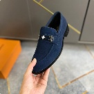 shoes Louis Vuitton loafer Blue Yupoo