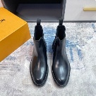 shoes Louis Vuitton Chelsea boots Black 001 Yupoo