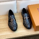 shoes Louis Vuitton loafers Black Yupoo