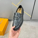 shoes Louis Vuitton loafers Black 001 Yupoo