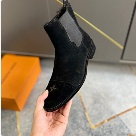 shoes Louis Vuitton Chelsea boots Black 005 Yupoo