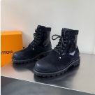 shoes Louis Vuitton men's casual high top boots Black Yupoo