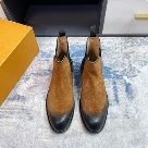 shoes Louis Vuitton Chelsea boots Brown 001 Yupoo