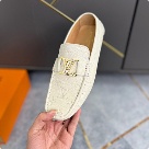 shoes Louis Vuitton men's loafer White Yupoo
