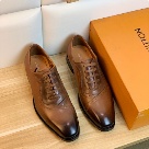 shoes Louis Vuitton oxford leather shoes Brown Yupoo