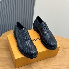 shoes Louis Vuitton woven oxford derby Black Yupoo