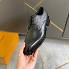 shoes business casual leather lace up shoes Black Yupoo