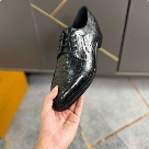 shoes business casual oxford Black Yupoo