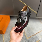 shoes business casual oxford Burgundy Yupoo