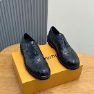 shoes Louis Vuitton Oxford derby Black 001 Yupoo