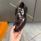shoes loafer Burgundy 001 Yupoo