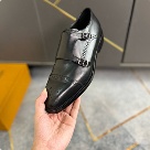 shoes monk strap shoes Black Yupoo