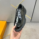 shoes Louis Vuitton brogue derby Black 001 Yupoo