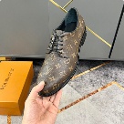shoes Louis Vuitton business casual lace up Brown Yupoo