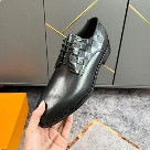 shoes Louis Vuitton business casual oxford Black Yupoo