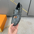 shoes Louis Vuitton 1V Driver Moccasin Black Yupoo