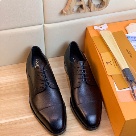 shoes Louis Vuitton business dress shoes Black 001 Yupoo