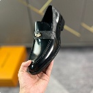 shoes Louis Vuitton business loafer Black Yupoo