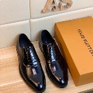 shoes Louis Vuitton business oxford Black 003 Yupoo