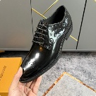 shoes Louis Vuitton business oxford Black 006 Yupoo