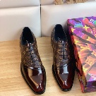 shoes Louis Vuitton business oxford Brown Yupoo