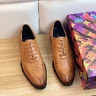 shoes Louis Vuitton business oxford Tan Yupoo