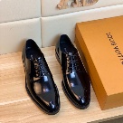 shoes Louis Vuitton business shoes Black Yupoo