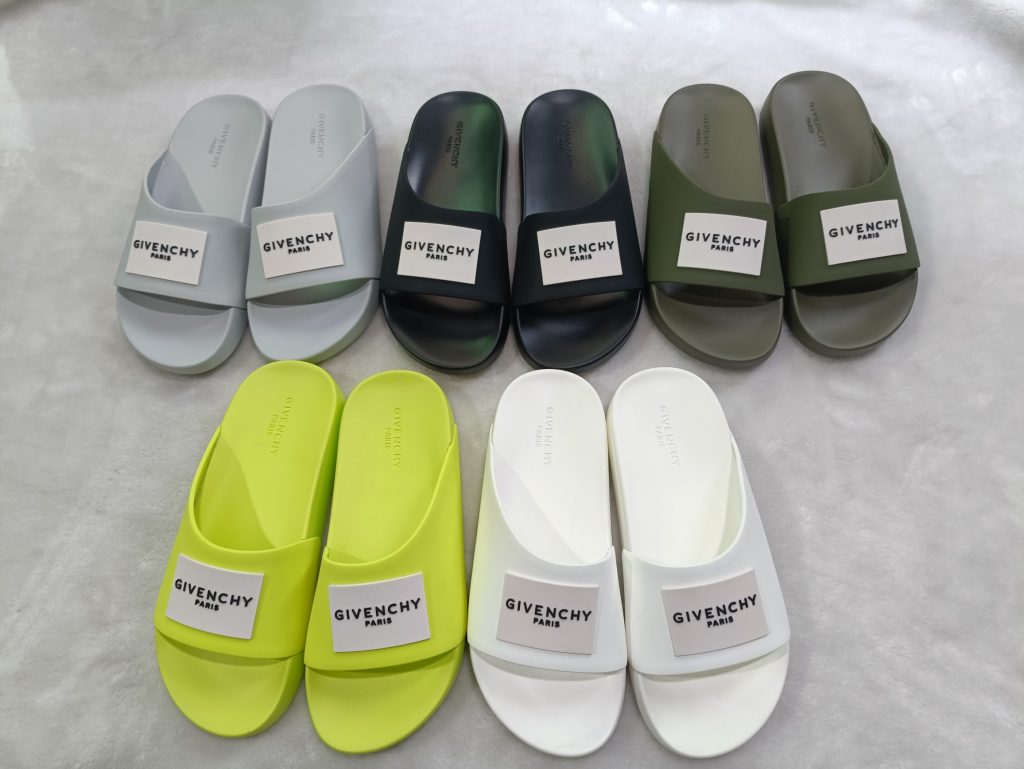 Givenchy Paris Men’s Slide Sandals Assorted Colors, Rubber