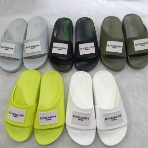 Givenchy Paris Men's Slide Sandals Assorted Colors, Rubber