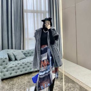Women's-Grey-Faux-Fur-Vest-with-Shawl-Collar-and-Elegant-Lay