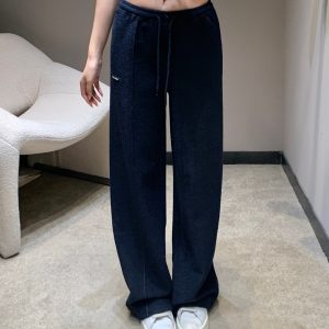 Navy-High-Waisted-Knit-Wide-Leg-Pants-for-Women