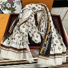 LV scarf Beige scarf Top Quality Yupoo