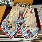 LV scarf Beige scarf Top Quality Yupoo