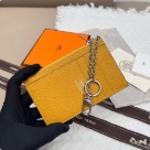 card holder Tan Size 11.9x8.3cm