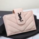 card holder YSL card holder Beige Size 11x7x2cm