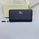 clutch bag Burberry zip around long wallet Black Size 19x10cm