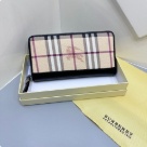 clutch bag Burberry zip around wallet Beige Size 19x10cm