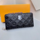 clutch bag Louis Vuitton Zippy Wallet Black Size 19x10cm