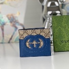 men's wallet Gucci Blue Size 11x9cm