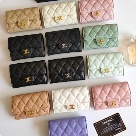 card holder CHANEL classic flap card holder Black Size 7.5x11.3x2.1cm