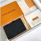 men's wallet Louis Vuitton Black Size 10x14cm