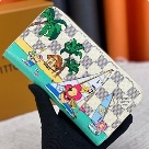 men's wallet Louis Vuitton long zip around Blue Size 19.5x10.5x2.5cm