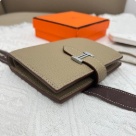 men's wallet short wallet Beige Size 12x10cm