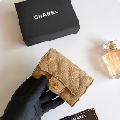 card holder Chanel classic flap Beige Size 7.5x11.3x2.1cm 001