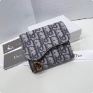 wallet Dior folding wallet Grey