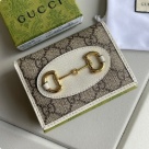 wallet Gucci GG Horsebit short wallet Beige Size 11x8.5x3cm