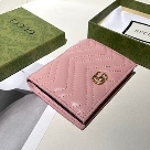 wallet Gucci GG Marmont small wallet White Size 11x9x3cm