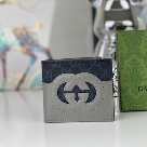 wallet Gucci Grey Size 11x9cm