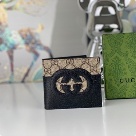 wallet Gucci bi fold Black Size 11x9cm
